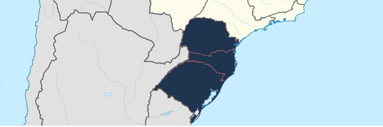 Mapa dos locais que entregamos